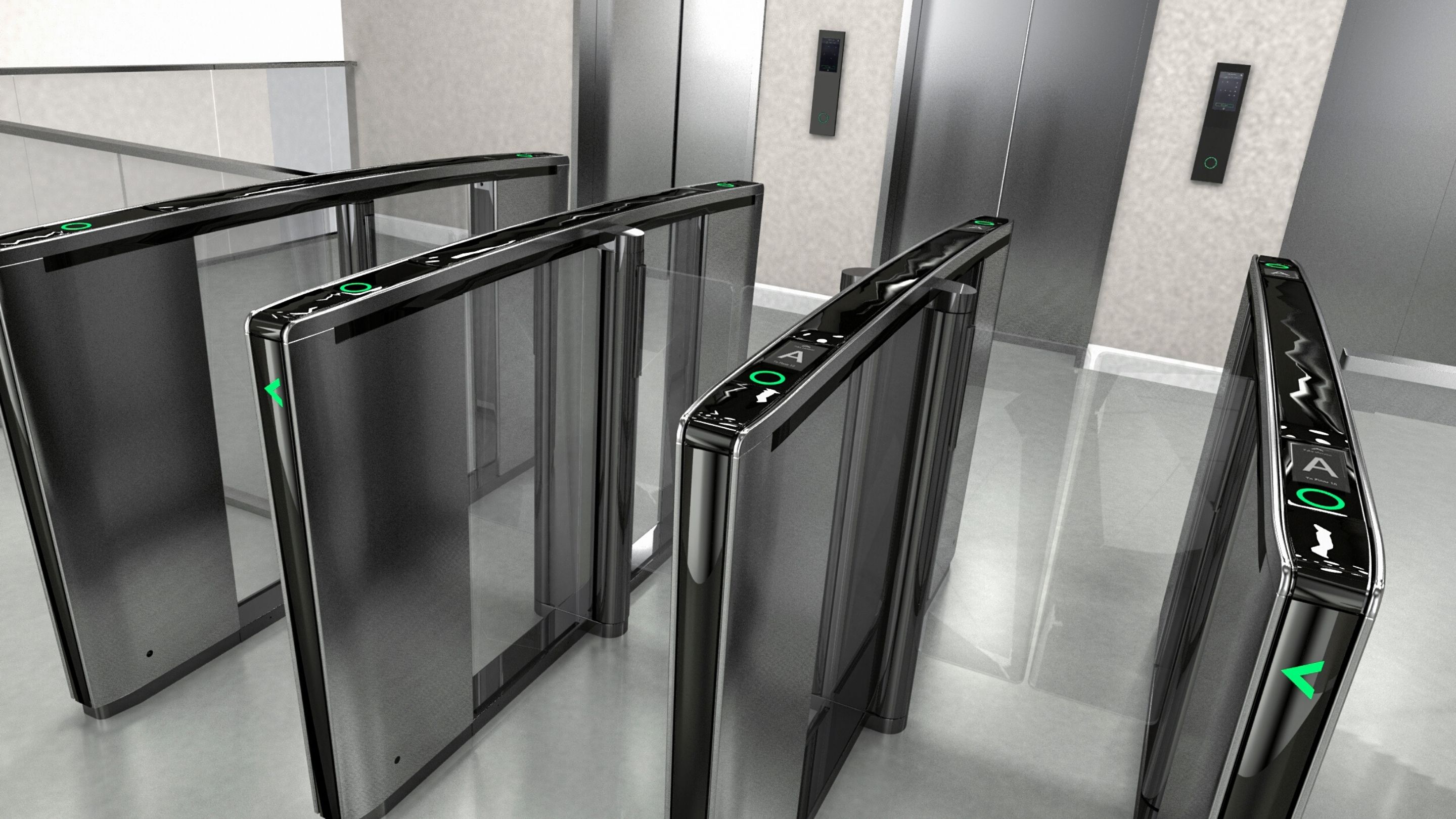 PORT 4 mini - Elevator Destination Display | Boon Edam